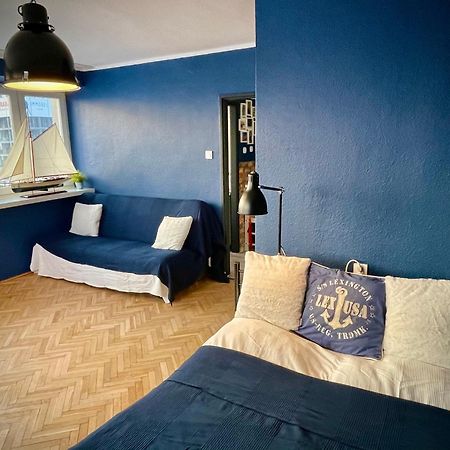 Super Apartament Blue Scisle Centrum Dwie Linie Metra Netflix Wifi 300 Mbs Panorama Miasta Warsaw Exterior photo