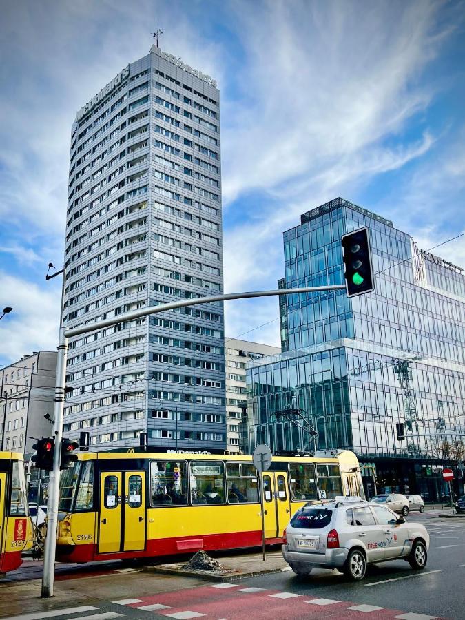 Super Apartament Blue Scisle Centrum Dwie Linie Metra Netflix Wifi 300 Mbs Panorama Miasta Warsaw Exterior photo